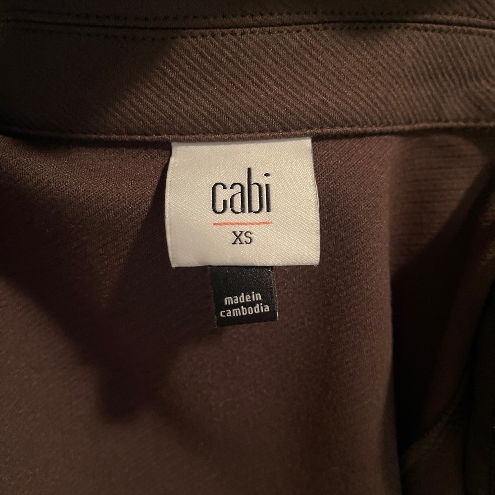 CAbi Womens Jacket Basic Military 4120 Academy Blazer Army Green XS - Picture 9 of 9